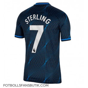 Chelsea Raheem Sterling #7 Replika Bortatröja 2023-24 Kortärmad